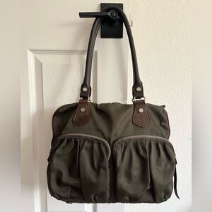 MZ Wallace Jane Bedford Olive Green Shoulder Bag